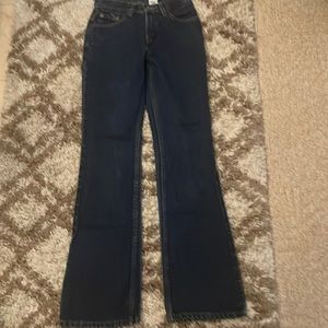 Levi’s 517 slim flare jeans.